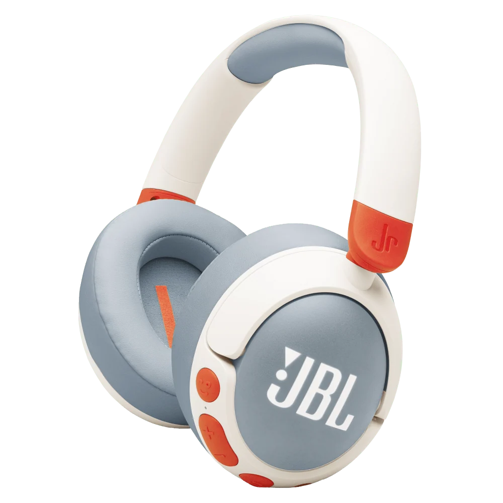Casque sans fil pour enfants JBL Junior 470NC avec réduction de bruit, blanc