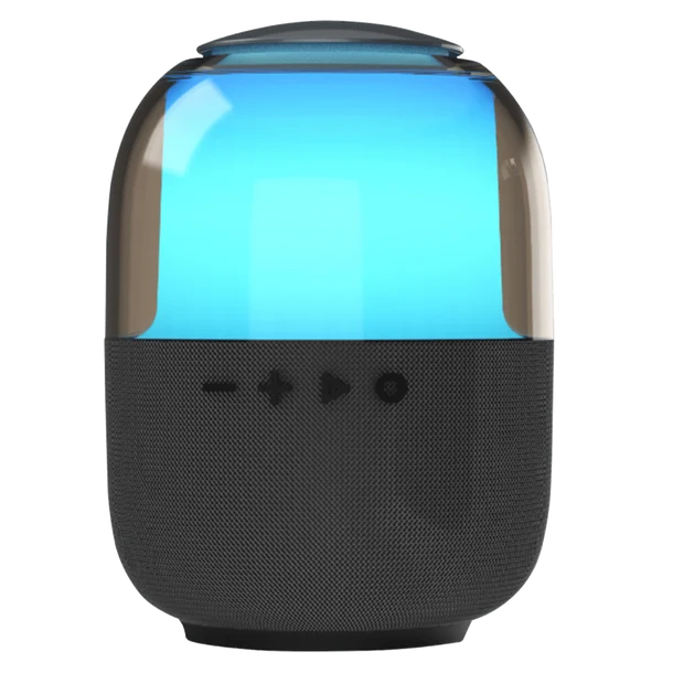 Enceinte karaoké Bluetooth Sway Minioke LED Go, noire